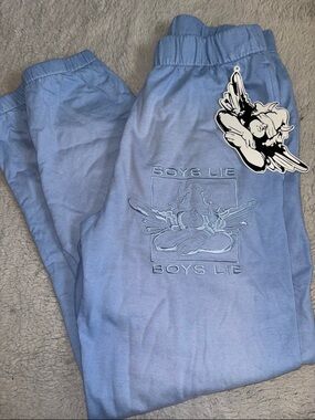 Boys Lie Light Blue Jogger Pants